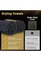 2 Pack 1200 GSM Car Drying Towel, Large Premium Microfiber Towels, 36" x 25", Ultra-Absorbent, Strea - 2