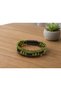 Valtieri Mossbead Green Brown Leather Men's Bracelet - Beaded Multi-Layered - 3