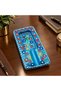 Handmade Ceramic Cigar Ashtray with Lace Embroidery, Colorful Decorative Special Design - 3