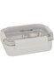 700ml Lunch Box RF12118 Rectangular Tiffin with Transparent Lid and 3 Compartments Removab - 3