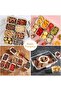 Divided Serving Tray with Lid and Handle, 8 Compartment Snackle Box Container, Travel Charcu - 5