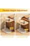 C Shaped Side Table, Adjustable Height Coffee Table, Multifunctional Tea Table, Side Table L - 7