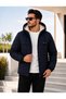Men's Jacket Winter Coat Hooded Fur Inside Jacket Daily Coat Casual