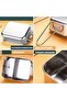 Portable Lunch Box Stainless Steel Bento Box Food Storage Container 3 Compartment with Handle for Of - 5