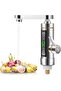 Electric Instant Water Heater Tap with Fast Heating, 30-60℃ Adjustable Temperature, Large LED Displa