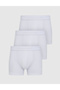 White Modal Blend 3-Piece Underwear Boxer Set 50332479-600