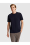 Navy Blue Regular Fit Basic T-Shirt 50333999-Vr033