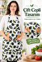 Dirt-Free and Liquid-Proof Kitchen Apron with Adjustable Straps and Double Pockets, Duck Panama Fabric 60X80Cm - 5