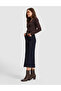 Saks Slim Fit Jean Skirt 50330681-Vr032 - 4