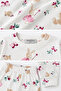 Girls' Pajama Set Long Sleeve Patterned Combed Cotton Pajama Set Rabbit Patterned Sleepwear - 2