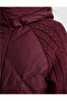 Burgundy Hooded Coat 50329304-Vr014 - 6