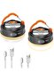 LED Camping Lantern, Portable 360 Illumination 3 Lighting Mode Waterproof w/ Hook Magnetic Base Tent
