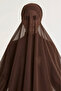 Ready-To-Wear Chiffon Shawl with Tubular Bones Black – Stylish, Comfortable, and Convenient One-Piece Design - 2