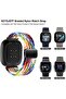 حزام ساعة من النايلون متوافق مع Fitbit Versa 3/Versa 4/Fitbit Sense/Sense 2، حزام رياضي مرن مضفر - 4