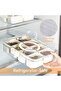 Divided Serving Tray with Lid and Handle, 8 Compartment Snackle Box Container, Travel Charcu - 4