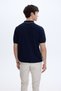 Lacivert Regular Fit Örme Triko - 3
