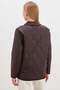 Waterway Patterned Velvet Detailed Quilted Coat - 8