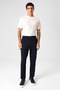 Regular Fit Diagonel Navy Blue Jogger Pants