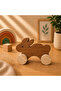 Wooden Honey Toy Rabbit Natural Handmade Toy - 2