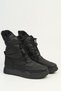 Women's Furry Lace-Up Boots Qu-55382 - 3