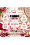 ORGANIC ROSE SUGAR SCRUB ICECREAM 1KG – LUXURIOUS EXFOLIATING BODY, HAND & FOOT SCRUB