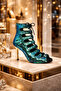 Green Sequin Dance Shoes