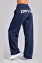 Regular Women's Black Wide Leg Oversize Sweatpants - 6