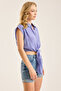 Sleeveless Shirt with Elastic Back - 2