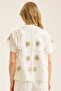 Floral Embroidered Shirt - 5