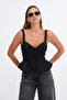 Tie-Up Corset Blouse A02784