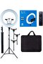21 Inch Professional LED Ring Light Kit with Tripod Stand & Remote Control | Dimmable 2700-6500K Color Temperature | 3 Phone Holders & DSLR Camera Mount | Perfect for Live Streaming, TikTok,