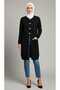 Women's Angora Cardigan with Buttoned Pockets for Middle-Aged and Older Women - 2