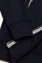 Men's Field Regular Cut, Three Thread, Without Hood, Zippered Pockets, Hooded Sweat Coat Dark Blue - 5