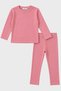 Girl's Casual Set Long Sleeve Combed Cotton Camisole Comfortable Daily Wear