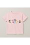 Bluey Friend Group Printed Kids T-Shirt 100% Cotton Pink