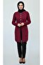 Women's Angora Cardigan with Buttoned Pockets for Middle-Aged and Older Women - 2