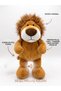 Cute Lion Plush Dog Toy - Vikvik Soft Chew Toy with Sound and Mane 33 cm - 2