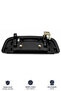 Hyundai H100 Compatible Exterior Door Handle Front Right-Left External Opening (2 Piece Set) - 2