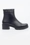 Venüs Genuine Leather Zippered Thick Heeled Daily Boots