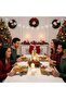 4 Pack Stainless Steel Divided Dinner Plates, 6 Compartment, 15.6x11.6 Inches - 5