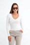 V-Neck Basic Blouse B1955