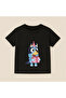 Bluey Gift Printed Children's T-Shirt 100% Cotton Black