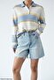 Women's Polo Collar Buttoned Wool Sweater