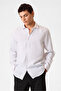 Comfort Fit White Long Sleeve Shirt
