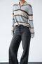 Women's Polo Collar Buttoned Wool Sweater - 3