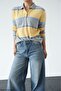 Women's Polo Collar Buttoned Wool Sweater