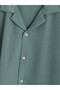 Lcw Vision Green Regular Fit Linen Look Men's Shirt - 6