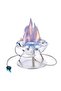 Portable Stainless Steel Camping Gas Stove Burner with Adjustable Flame Control and Flexible Hose
