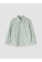 Green Regular Fit Boys' Shirt
