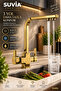 Gold Kitchen Faucet with 3-Way Purification Tap, Hot and Cold Water and Purified Water Outlet - 4